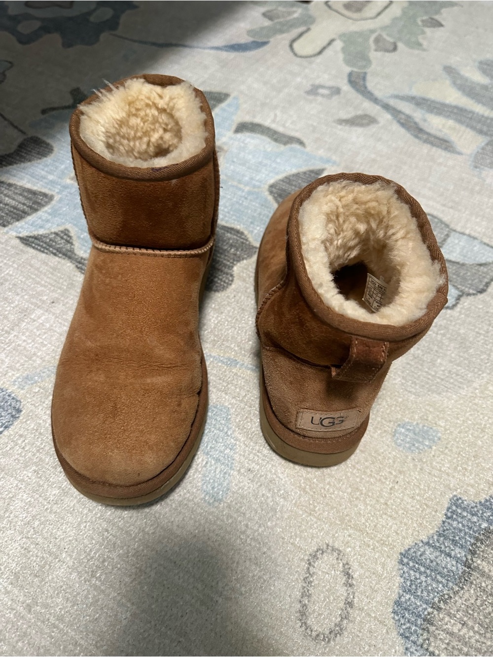 UGG Chestnut Suede Short Boots